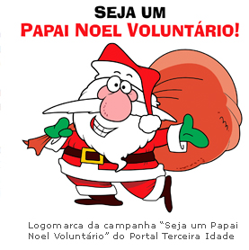 Campanha "Seja um Papai Noel Voluntário" do Portal Terceira Idade